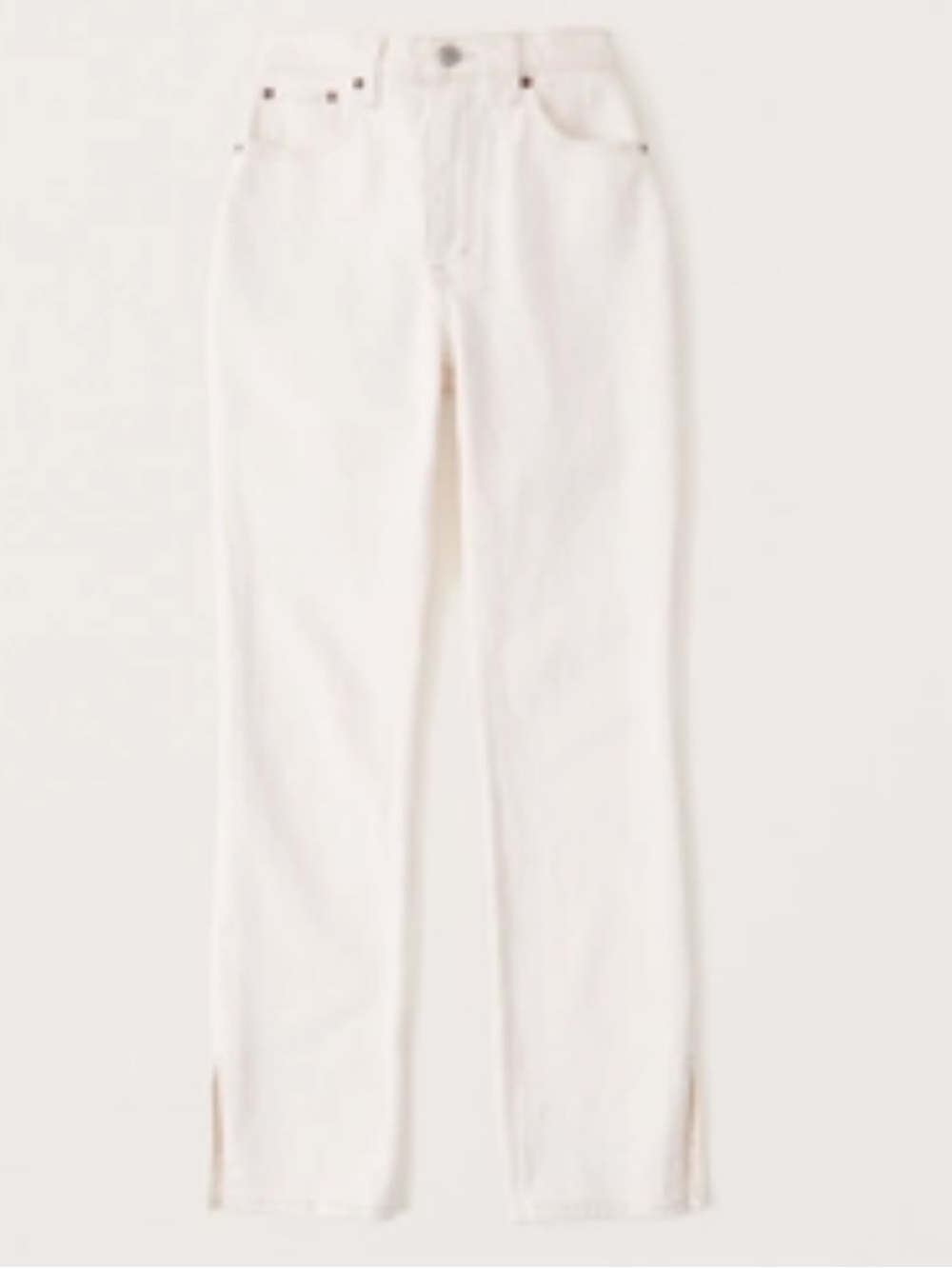 Abercrombie & Fitch Women's Curve Love Ultra High Rise 90s Straight Jeans